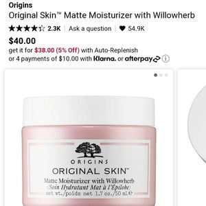 NIB Origins Moisturizer